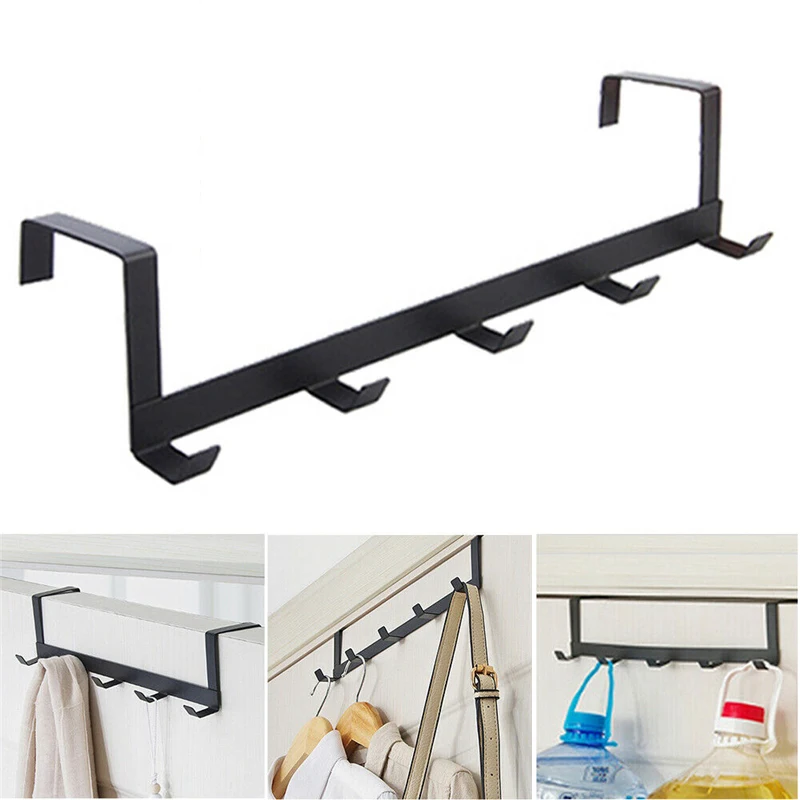 Hooks Over The Door 5 Hooks Ho - Home Edit Bathroom Storage ulasan dan harga