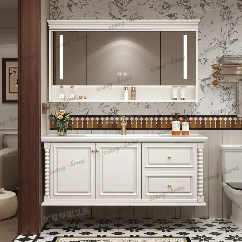 Wooden Small Bathroom Cabinet  - Home Bathroom Vanity Combo ulasan dan harga