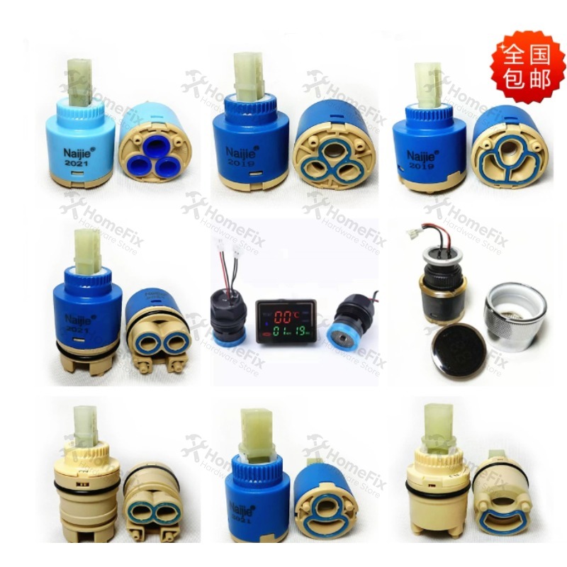 1Pcs Ceramic Valve Core 28mm 3 - Basin Mixer Tap ulasan dan harga