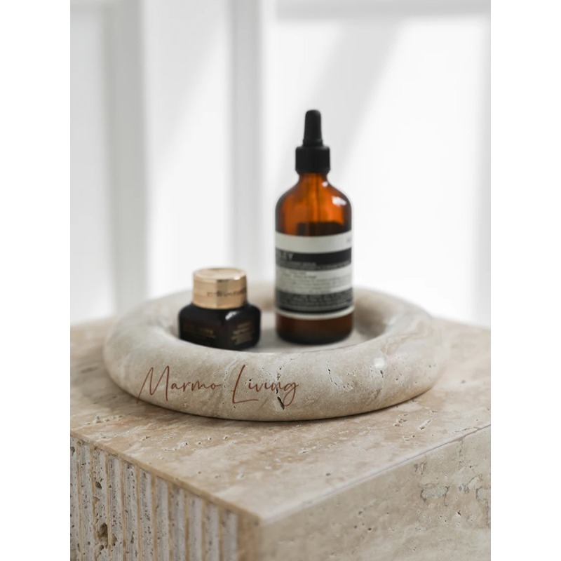 Trending Beige Travertine Serv - Home Bathroom Trends ulasan dan harga