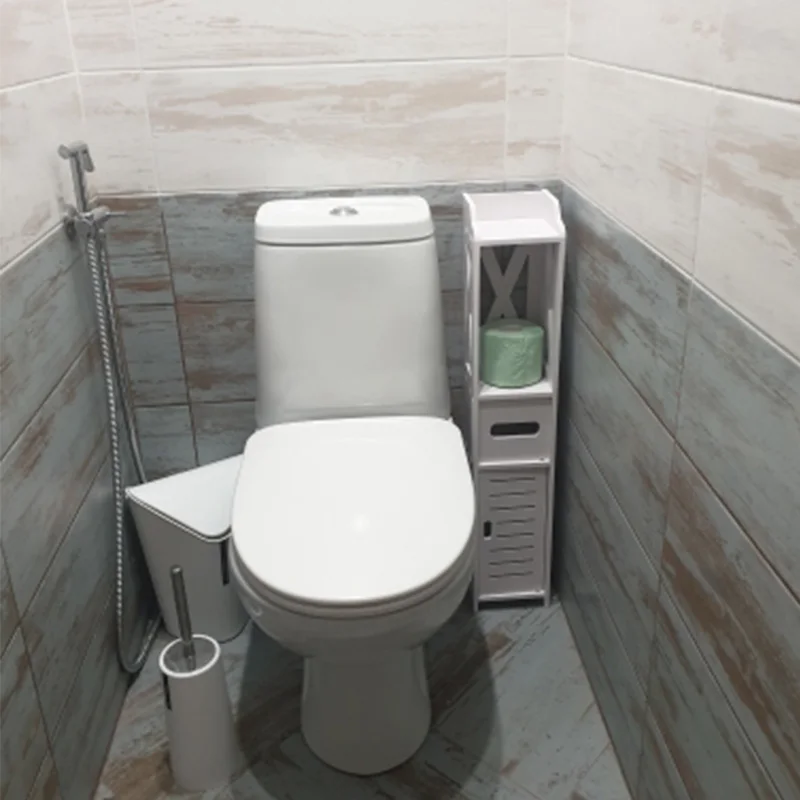 Bathroom Standing Shelf Storag - Home Bathroom Vanity Combo ulasan dan harga