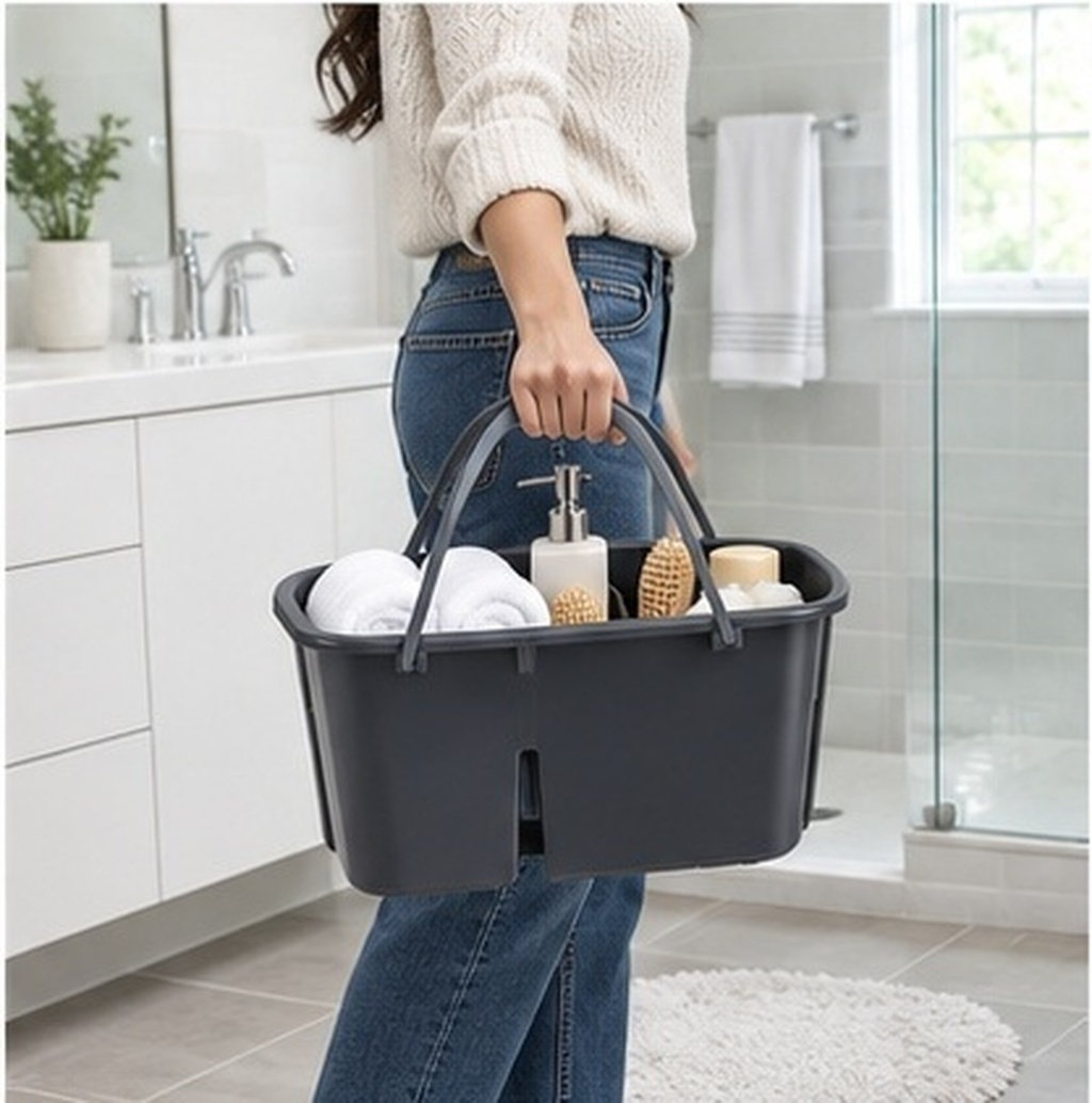 1Pcs Four Compartments Storage - Home Essentials Bathroom Storage ulasan dan harga